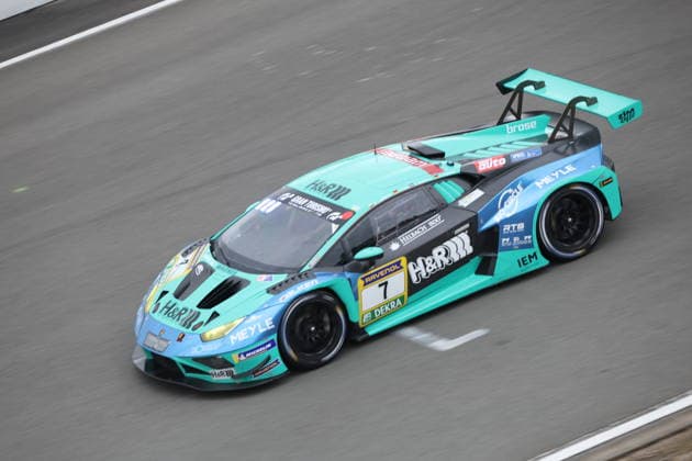 7 Pavel Lefterov BUL Christian Engelhart GER Maximilian Paul GER Patricia Stalidzane Muenchen LAT , Lamborghini Huracan GT3 Evo 2, Team Konrad Motorsport GER GER, Motorsport, 54 ADAC Ravenol 24H Rennen Nuerburgring 2025, Rennen, Nuerburg, 17 05 2026 GER, Motorsport, 54 ADAC Ravenol 24H Rennen Nuerburgring 2025, Rennen, Nuerburg, 17 05 2026 Nuerburg Copyright: xEibner-Pressefoto JuergenxAugstx EP_JAT