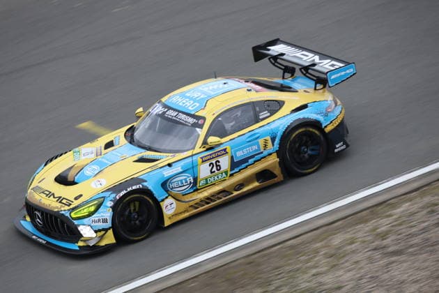 26 Adam Christodoulou GBR Mikael Grenier CAN Christopher Lulham GBR Marek Boekmann Lautersheim GER , Mercedes AMG GT3, Team PROsport racing GER GER, Motorsport, 54 ADAC Ravenol 24H Rennen Nuerburgring 2025, Rennen, Nuerburg, 17 05 2026 GER, Motorsport, 54 ADAC Ravenol 24H Rennen Nuerburgring 2025, Rennen, Nuerburg, 17 05 2026 Nuerburg Copyright: xEibner-Pressefoto JuergenxAugstx EP_JAT