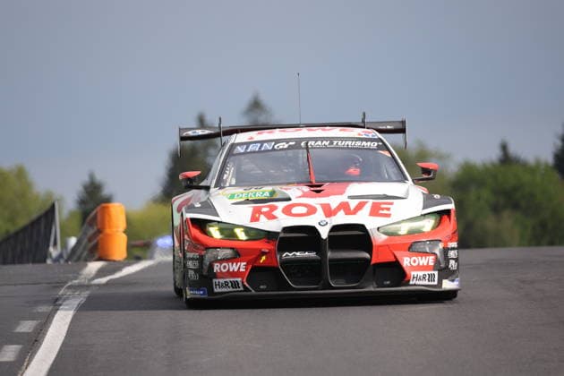 99 Max Hesse Wernau GER Dan Harper GBR Dries Vanthoor BEL Sheldon van der Linde ZAF , BMW M4 GT3 Evo, Team ROWE Racing GER GER, Motorsport, 54 ADAC Ravenol 24H Rennen Nuerburgring 2025, Rennen, Nuerburg, 17 05 2026 GER, Motorsport, 54 ADAC Ravenol 24H Rennen Nuerburgring 2025, Rennen, Nuerburg, 17 05 2026 Nuerburg Copyright: xEibner-Pressefoto JuergenxAugstx EP_JAT