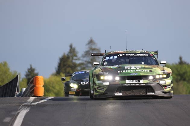 67 Dennis Olsen NOR Christopher Mies Erkrath GER Frederic Vervisch BEL Frank Stippler Bad Muenstereifel GER , Ford Mustang GT3, Team HRT Ford Racing GER GER, Motorsport, 54 ADAC Ravenol 24H Rennen Nuerburgring 2025, Rennen, Nuerburg, 17 05 2026 GER, Motorsport, 54 ADAC Ravenol 24H Rennen Nuerburgring 2025, Rennen, Nuerburg, 17 05 2026 Nuerburg Copyright: xEibner-Pressefoto JuergenxAugstx EP_JAT