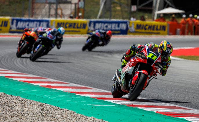 RECORD DATE NOT STATED 17th May 2026; Circuit de Barcelona, Barcelona, Catalonia, Spain; 2026 MotoGP of Catalunya Race Day; Diogo Moreira of the Honda Lcr team PabloxGuillen