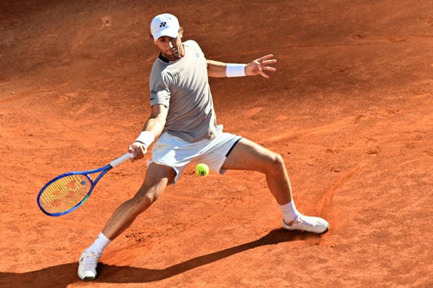 RECORD DATE NOT STATED 17th May 2026, Foro Italico, Rome, Italy; Italian Open Tennis; Casper Ruud NOR in action during men s singles match AllShotLive