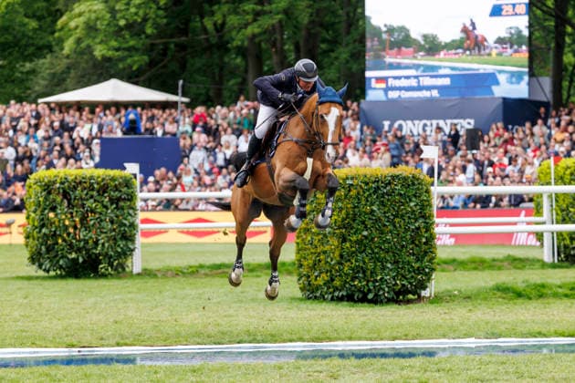 HAMBURG Al Shira aa 95 German Jumping and Dressage DERBY 2026, HAMBURG Al Shira aa 95 German Jumping and Dressage DERBY 2026 TILLMANN Frederic GER , DSP Comanche VL Melitta presents 94 German Jumping Derby Al Shira aa Derby Tour CSI4 Int jumping competition with jump off 1,55m Hamburg, Jenischpark, Derby Park Klein Flottbek 17 May 2026