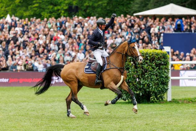 HAMBURG Al Shira aa 95 German Jumping and Dressage DERBY 2026, HAMBURG Al Shira aa 95 German Jumping and Dressage DERBY 2026 TILLMANN Frederic GER , DSP Comanche VL Melitta presents 94 German Jumping Derby Al Shira aa Derby Tour CSI4 Int jumping competition with jump off 1,55m Hamburg, Jenischpark, Derby Park Klein Flottbek 17 May 2026