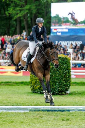 HAMBURG Al Shira aa 95 German Jumping and Dressage DERBY 2026, HAMBURG Al Shira aa 95 German Jumping and Dressage DERBY 2026 BLAU Clara GER , Paul Melitta presents 94 German Jumping Derby Al Shira aa Derby Tour CSI4 Int jumping competition with jump off 1,55m Hamburg, Jenischpark, Derby Park Klein Flottbek 17 May 2026
