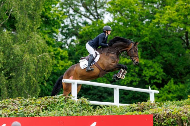 HAMBURG Al Shira aa 95 German Jumping and Dressage DERBY 2026, HAMBURG Al Shira aa 95 German Jumping and Dressage DERBY 2026 BLAU Clara GER , Paul Melitta presents 94 German Jumping Derby Al Shira aa Derby Tour CSI4 Int jumping competition with jump off 1,55m Hamburg, Jenischpark, Derby Park Klein Flottbek 17 May 2026