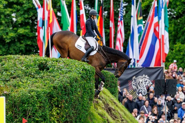 HAMBURG Al Shira aa 95 German Jumping and Dressage DERBY 2026, HAMBURG Al Shira aa 95 German Jumping and Dressage DERBY 2026 BLAU Clara GER , Paul Melitta presents 94 German Jumping Derby Al Shira aa Derby Tour CSI4 Int jumping competition with jump off 1,55m Hamburg, Jenischpark, Derby Park Klein Flottbek 17 May 2026
