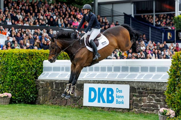 HAMBURG Al Shira aa 95 German Jumping and Dressage DERBY 2026, HAMBURG Al Shira aa 95 German Jumping and Dressage DERBY 2026 BLAU Clara GER , Paul Melitta presents 94 German Jumping Derby Al Shira aa Derby Tour CSI4 Int jumping competition with jump off 1,55m Hamburg, Jenischpark, Derby Park Klein Flottbek 17 May 2026
