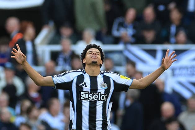 Newcastle United v West Ham United Premier League William Osula of Newcastle United celebrates scoring his teams second goal during the Premier League match at St. James s Park, Newcastle 17 05 2026 UK Newspapers OUT Copyright: xFredxPalmerx FIL-23447-0094