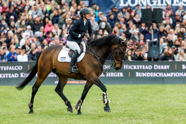 HAMBURG Al Shira aa 95 German Jumping and Dressage DERBY 2026, HAMBURG Al Shira aa 95 German Jumping and Dressage DERBY 2026 BLAU Clara GER , Paul Melitta presents 94 German Jumping Derby Al Shira aa Derby Tour CSI4 Int jumping competition with jump off 1,55m Hamburg, Jenischpark, Derby Park Klein Flottbek 17 May 2026
