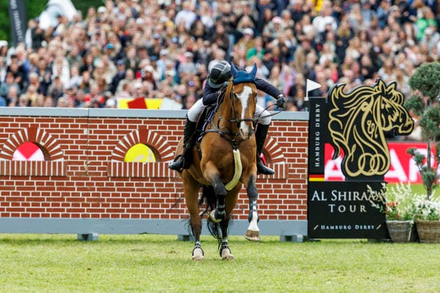 HAMBURG Al Shira aa 95 German Jumping and Dressage DERBY 2026, HAMBURG Al Shira aa 95 German Jumping and Dressage DERBY 2026 TILLMANN Frederic GER , DSP Comanche VL Stechen Jump Off Melitta presents 94 German Jumping Derby Al Shira aa Derby Tour CSI4 Int jumping competition with jump off 1,55m Hamburg, Jenischpark, Derby Park Klein Flottbek 17 May 2026