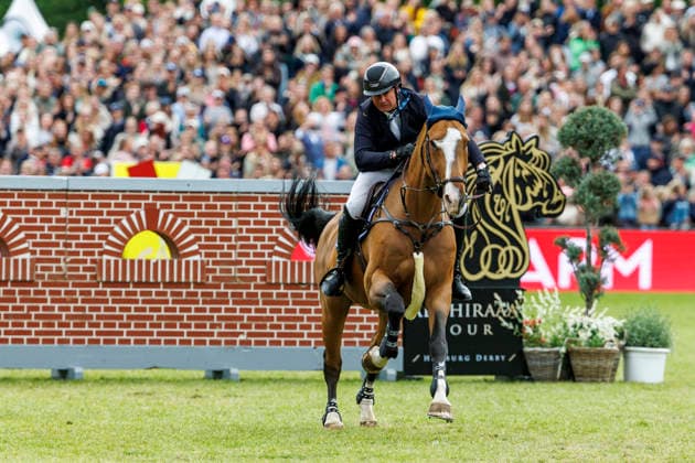 HAMBURG Al Shira aa 95 German Jumping and Dressage DERBY 2026, HAMBURG Al Shira aa 95 German Jumping and Dressage DERBY 2026 TILLMANN Frederic GER , DSP Comanche VL Stechen Jump Off Melitta presents 94 German Jumping Derby Al Shira aa Derby Tour CSI4 Int jumping competition with jump off 1,55m Hamburg, Jenischpark, Derby Park Klein Flottbek 17 May 2026