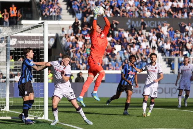 Bologna s goalkeeper Lukasz Skorupski during the Serie A soccer match between Atalanta and Bologna at the New Balance Arena Stadium in Bergamo Italy - Sunday, 17 may 2026. - Soccer .  Copyright: xAlbertoxMariani LaPressex