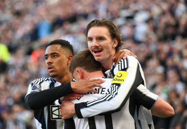 Nick Woltemade of Newcastle United celebrates scoring their first goal Newcastle United v West Ham United, Premier League, Football, St James Park, Newcastle, UK - 17 May 2026Newcastle St James Park United Kingdom EDITORIAL USE ONLY No use with unauthorised audio, video, data, fixture lists, club league logos or live services. Online in-match use limited to 120 images, no video emulation. No use in betting, games or single club league player publications.  Copyright: xRichardxLee Shutterstockx 16877466aq
