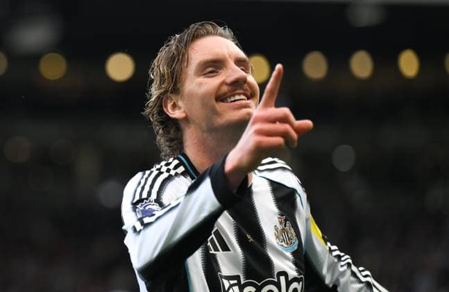 Nick Woltemade of Newcastle United celebrates scoring their first goal Newcastle United v West Ham United, Premier League, Football, St James Park, Newcastle, UK - 17 May 2026Newcastle St James Park United Kingdom EDITORIAL USE ONLY No use with unauthorised audio, video, data, fixture lists, club league logos or live services. Online in-match use limited to 120 images, no video emulation. No use in betting, games or single club league player publications.  Copyright: xRichardxLee Shutterstockx 16877466ar