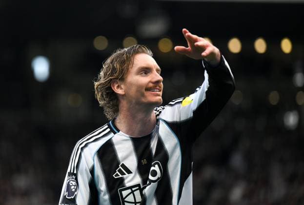 Nick Woltemade of Newcastle United celebrates scoring their first goal Newcastle United v West Ham United, Premier League, Football, St James Park, Newcastle, UK - 17 May 2026Newcastle St James Park United Kingdom EDITORIAL USE ONLY No use with unauthorised audio, video, data, fixture lists, club league logos or live services. Online in-match use limited to 120 images, no video emulation. No use in betting, games or single club league player publications.  Copyright: xRichardxLee Shutterstockx 16877466at