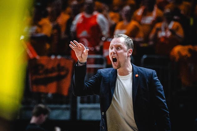Basketball Berlin 17 05 2026 Season 2025 2026 EasyCredit BBL 1 Bundesliga Men, Men Playoffs Quarterfinals Game 1 Alba Berlin RASTA Vechta Christian Held Vechta, Coach