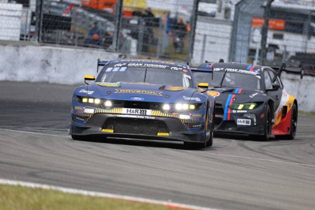 64 Frank Stippler Bad MuenstereifelGER Fabio Scherer CHF Arjun Maini IND David Schumacher Hallwang GER , Ford Mustang GT3, Team HRT Ford Racing GER GER, Motorsport, 54 ADAC Ravenol 24H Rennen Nuerburgring 2025, Rennen, Nuerburg, 17 05 2026 GER, Motorsport, 54 ADAC Ravenol 24H Rennen Nuerburgring 2025, Rennen, Nuerburg, 17 05 2026 Nuerburg Copyright: xEibner-Pressefoto JuergenxAugstx EP_JAT