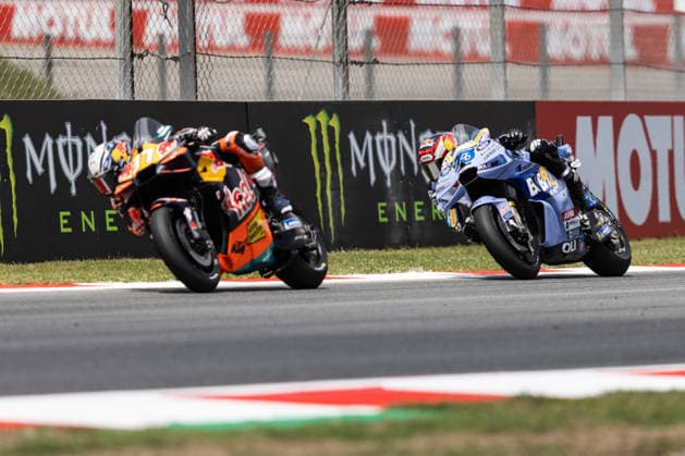 May 17, 2026, Barcelona, Barcelona, Spain: MONTMELO, SPAIN - MAY 17: Alex Marquez 73 of BK8 Gresini Racing MotoGP and Pedro Acosta 37 of Red Bull KTM Factory Racing in action during the MotoGP Grand Prix of Catalunya at Circuit de Barcelona-Catalunya on May 17, 2026 in Montmelo, Spain. MotoGP Grand Prix Of Catalunya  - ZUMAs316 20260517_znp_s316_088 Copyright: xMartixSeguraxRamonedax