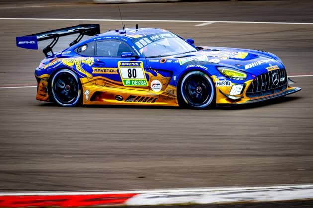 NURBURG Mercedes AMG Team RAVENOL Maro Engel, Luca Stolz, Fabian Schiller, Maxime Martin Mercedes AMG GT3 wins the ADAC RAVENOL 24h Nurburgring on May 17, 2026 in Germany Photo by Jack Brekelmans EYE4IMAGES DeFodi Images