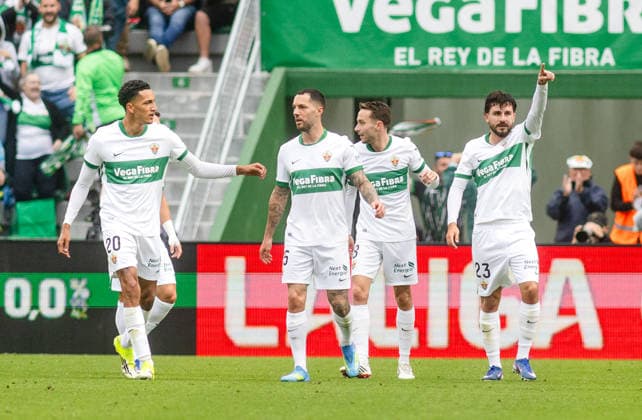 ESP Elche v Getafe LALIGA First half of Elche CF vs Getafe CF match during the LALIGA EASPORTS match, Round 37, between Elche and Getafe, played at Martinez Valero on May 17, 2026 in Elche Spain Elche Spain Football Copyright: xHugoxIzquierdox xAgenciaxLOFx