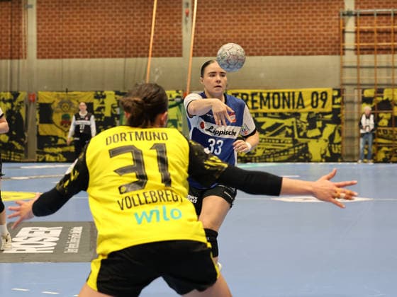 Elin Rosa Magnusdottir HSG Blomberg Lippe Handball Bundesliga Womens Playoff Final between Borussia Dortmund and HSG Blomberg Lippe on May 17, 2026 in the Wellinghofen sports hall in Dortmund Borussia Dortmund narrowly won the first final game 28 27 against HSG Blomberg Lippe Editorial use only Bundesliga Women, Borussia Dortmund, BVB, HSG Blomberg Lippe, Blomberg Lippe, Playoff Final, Final game 17 05 2026 Copyright: xEibner-Pressefotox EP_EER