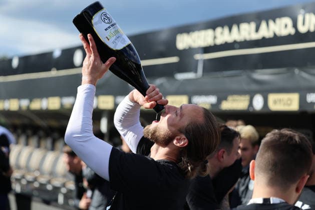 17 05 2026, Football, Men, 2 Bundesliga, Season 2025 2026, SV 07 Elversberg SC Preußen Münster, Tim Boss SV 07 Elversberg Elversberg Ursapharm Arena an der Kaiserlinde Saarland Germany DEU Copyright: xSebastianxBachx