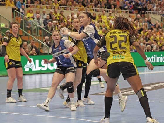 Elin Rosa Magnusdottir HSG Blomberg Lippe Handball Bundesliga Womens Playoff Final between Borussia Dortmund and HSG Blomberg Lippe on May 17, 2026 at the Sporthalle Wellinghofen in Dortmund Borussia Dortmund narrowly won the first final match 28 27 against HSG Blomberg Lippe Editorial use only Bundesliga Women, Borussia Dortmund, BVB, HSG Blomberg Lippe, Blomberg Lippe, Playoff Final, Final Match 17 05 2026 Copyright: xEibner-Pressefotox EP_EER