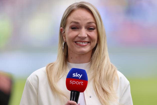 16 05 2026, Soccer 2 Bundesliga, SV Darmstadt 98 SC Paderborn, v l , Sky presenter Katharina Kleinfeldt DFL DFB REGULATIONS PROHIBIT ANY USE OF PHOTOGRAPHS AS IMAGE SEQUENCES AND OR QUASI VIDEO xdcx Copyright: HMBxMedia Claus