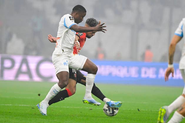 FOOTBALL : Olympique de Marseille VS Stade Rennais FC - Ligue 1 McDonald s - 17 05 2026 Tochukwu Nnadi (OM) - Ligue 1 McDonald™s match between Olympique de Marseille and Stade Rennais FC on May 17, 2026 at the Orange Velodrome Stadium in Marseille. MarseilleFrance  Copyright: xWilliamxCannarellax