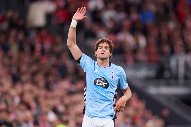May 17, 2026, Bilbao, Vizcaya, SPAIN: Marcos Alonso of RC Celta de Vigo reacts during the LaLiga EA Sports match between Athletic Club and RC Celta de Vigo at San Mames on May 17, 2026, in Bilbao, Spain. Bilbao SPAIN - ZUMAa181 20260517_zaa_a181_276 Copyright: xRicardoxLarreinax