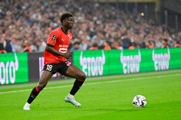 FOOTBALL : Olympique de Marseille VS Stade Rennais FC - Ligue 1 McDonald s - 17 05 2026 Mahamadou Nagida (SRFC) - Ligue 1 McDonald™s match between Olympique de Marseille and Stade Rennais FC on May 17, 2026 at the Orange Velodrome Stadium in Marseille. MarseilleFrance  Copyright: xWilliamxCannarellax