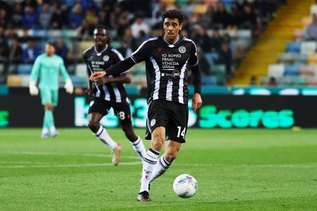 Udinese s Arthur Atta during the Serie A soccer match between Udinese and Cremonese at the Bluenergy Stadium in Udine, north east Italy - Sunday, May 17,2026 - soccer  Copyright: xAndreaxBressanutti LaPressex