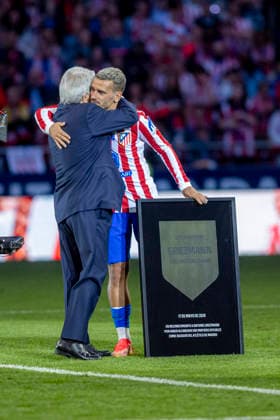 Atletico de Madrid vs Girona FC - LaLiga EA Sports - 17 05 2026 Antoine Griezmann of Atletico de Madrid during the LaLiga EA Sports match between Atletico de Madrid and Girona FC at Riyadh Air Metropolitano Stadium on May 17, 2026 in Madrid, Spain. Madrid Spain Copyright: xMarinaxFrutos PGSxPhotoxAgencyx