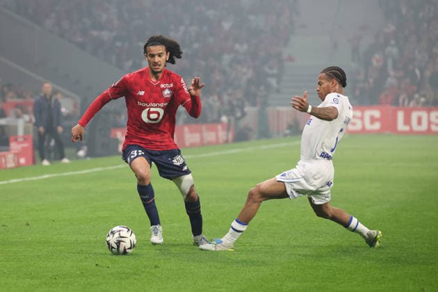 FOOTBALL : LOSC Lille vs Auxerre - Ligue 1 J34 - 17 05 2026 Ayyoub BOUADDI (LOSC Lille) lors du match LOSC Lille vs Auxerre, Ligue 1 J34, Decathlon Arena stade Pierre Mauroy, le 17 mai 2026 - photo Laurent Sanson PsnewZ  Copyright: xLaurentxSANSONx xPsnewZx
