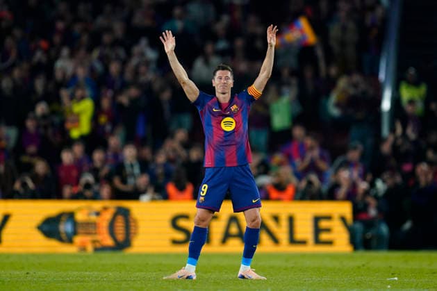 Football, Spain, FC Barcelona bids farewell to Robert Lewandowski