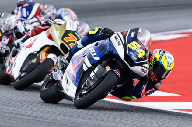 May 17, 2026, Barcelona, Barcelona, Spain: MONTMELO, SPAIN - MAY 17: Alberto Ferrandez 54 of BLU CRU Pramac Yamaha Moto2 in action during the Moto2 race at the Grand Prix of Catalunya at Circuit de Barcelona-Catalunya on May 17, 2026 in Montmelo, Spain. Barcelona Spain - ZUMAs316 20260517_znp_s316_067 Copyright: xMartixSeguraxRamonedax