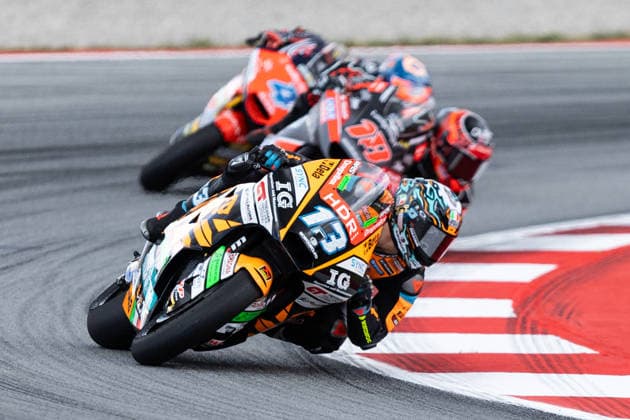 May 17, 2026, Barcelona, Barcelona, Spain: MONTMELO, SPAIN - MAY 17: Celestino Vietti 13 of Beta Tools SpeedRS Team in action during the Moto2 race at the Grand Prix of Catalunya at Circuit de Barcelona-Catalunya on May 17, 2026 in Montmelo, Spain. Barcelona Spain - ZUMAs316 20260517_znp_s316_072 Copyright: xMartixSeguraxRamonedax