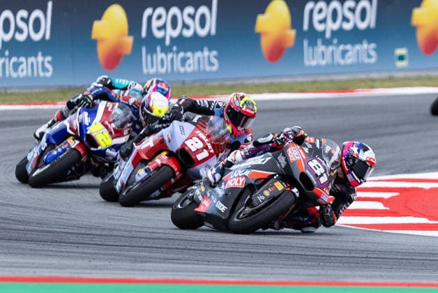 May 17, 2026, Barcelona, Barcelona, Spain: MONTMELO, SPAIN - MAY 17: Senna Agius 81of LIQUI MOLY Dynavolt Intact GP in action during the Moto2 race at the Grand Prix of Catalunya at Circuit de Barcelona-Catalunya on May 17, 2026 in Montmelo, Spain. Barcelona Spain - ZUMAs316 20260517_znp_s316_077 Copyright: xMartixSeguraxRamonedax