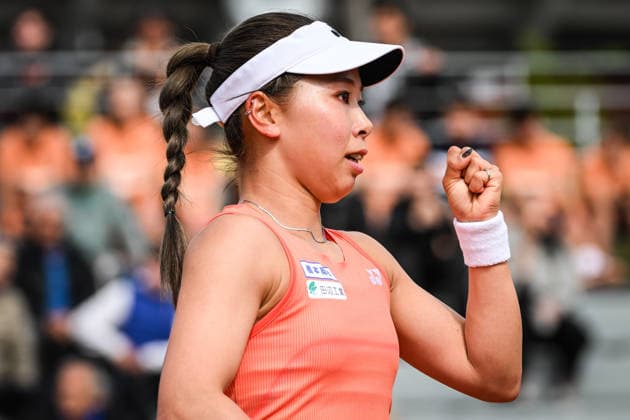 May 18, 2026, Paris, France, France: Himeno SAKATSUME of Japan celebrates his point during the first qualifying day of the Roland-Garros 2026, French Open 2026, Grand Slam tennis tournament at Roland-Garros Stadium on May 18, 2026 in Paris, France. Roland Garros 2026 - Qualifying Day 1  - ZUMAm308 20260518_zsp_m308_015 Copyright: xMatthieuxMirvillex