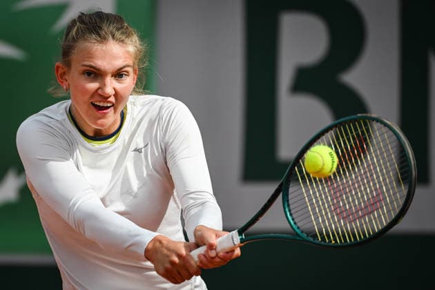 May 18, 2026, Paris, France, France: Julia AVDEEVA of Russia during the first qualifying day of the Roland-Garros 2026, French Open 2026, Grand Slam tennis tournament at Roland-Garros Stadium on May 18, 2026 in Paris, France. Paris France - ZUMAm308 20260518_zsp_m308_016 Copyright: xMatthieuxMirvillex