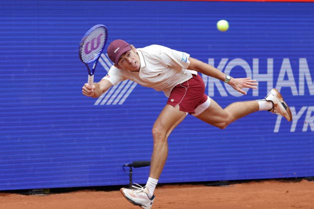 2026 05 18, xFSx, Bitpanda Open Hamburg ATP500, mens tennis tournament in Hamburg , Am Rothembaum in Hamburg , Alex De Minaur AUS plays a forehand Copyright: HMBxMedia FernandoxSoares