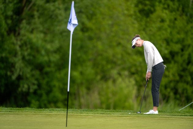 Amundi German Masters - Fourth Round Esther Henseleit of Germany putts on the green of the 8th hole during the final round of the Amundi German Masters at Green Eagle Golf Courses in Hamburg, Germany, on May 17, 2026. Hamburg Germany  Copyright: xAndyxAstfalckx originalFilename:astfalck-amundige260518_npjmz.jpg