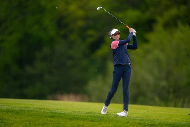 Amundi German Masters - Fourth Round Luna Sobron Galmes of Spain drives her second shot from the fairway of the 6th hole during the final round of the Amundi German Masters at Green Eagle Golf Courses in Hamburg, Germany, on May 17, 2026. Hamburg Germany  Copyright: xAndyxAstfalckx originalFilename:astfalck-amundige260518_npg5V.jpg