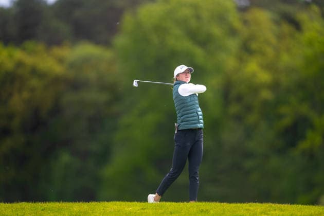 Amundi German Masters - Fourth Round Esme Hamilton of England plays her second shot from the fairway on the 6th hole during the final round of the Amundi German Masters at Green Eagle Golf Courses in Hamburg, Germany, on May 17, 2026. Hamburg Germany  Copyright: xAndyxAstfalckx originalFilename:astfalck-amundige260518_npq5q.jpg