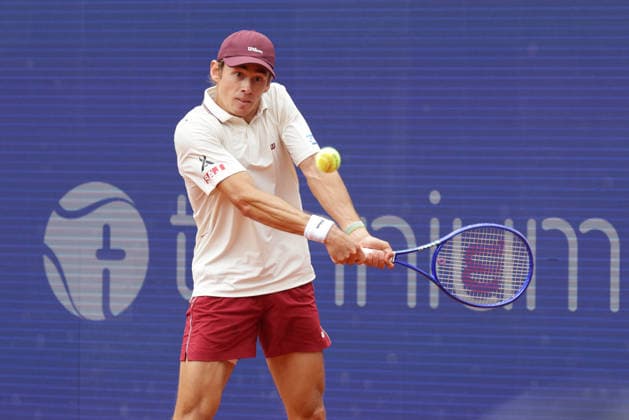 2026 05 18, xFSx, Bitpanda Open Hamburg ATP500, Mens Tennis Tournament in Hamburg , Am Rothembaum in Hamburg , Alex De Minaur AUS plays a backhand Copyright: HMBxMedia FernandoxSoares