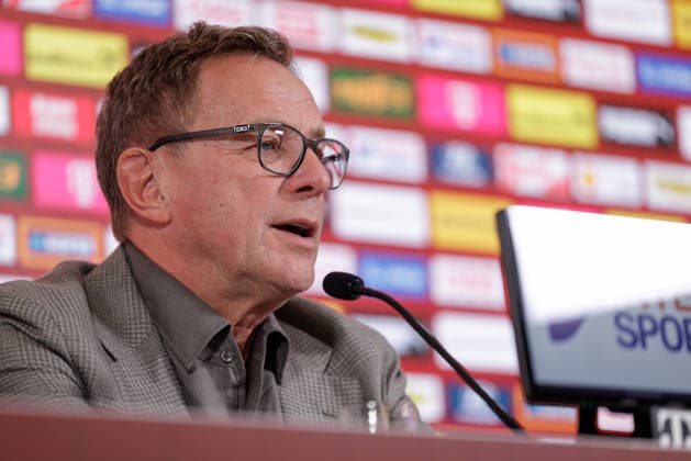 SOCCER - OEFB, PK, squad nomination VIENNA,AUSTRIA,18.MAY.26 - SOCCER - OEFB, Oesterreichischer Fussball-Bund, preview, press conference, PK, Pressekonferenz squad nomination. Image shows head coach Ralf Rangnick (AUT).  GEPAxpictures xArminxRauthner