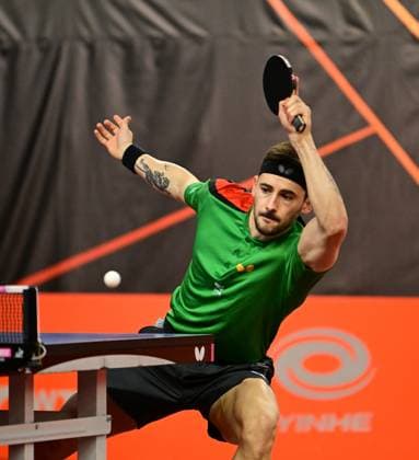 Joao Geraldo from Portugal at WTT Feeder Lagos in Portugal Joa Geraldo from Portugal competes in the WTT Feeder in Lagos, Portugal, on May 18, 2026 Lagos, Portugal Hessen Portugal