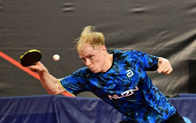 Andre Bertelsmeier from Germany at WTT Feeder Lagos in Portugal Andre Bertelsmeier TSV Bad Königshofen from Germany competes in the WTT Feeder in Lagos, Portugal, on May 18, 2026 Lagos, Portugal Hessen Portugal