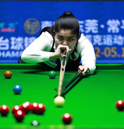 (260518) -- DONGGUAN, May 18, 2026 -- Panchaya Channoi competes during the semifinal between Mink Nutcharut of Thailand and Panchaya Channoi of Thailand of the 2026 World Women s Snooker Championship in Dongguan, south China s Guangdong Province, May 18, 2026. ) (SP)CHINA-DONGGUAN-SNOOKER-WORLD WOMEN S CHAMPIONSHIP-SEMIFINAL(CN) HuangxGuobao 